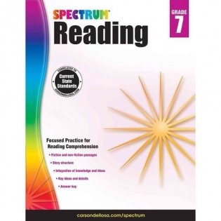 Spectrum Reading, Grade 7 фото книги