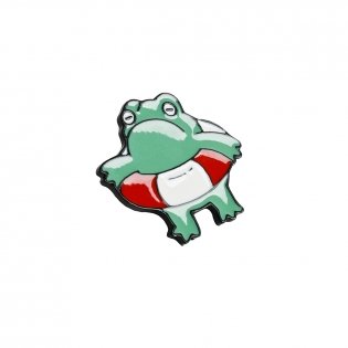 Набор металлических значков MESHU "Frog in trend", эмаль, 4 шт. Арт. MS_53684 фото книги 4