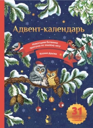 Адвент-календарь. Новогодняя ботаника: прогулка по зимнему лесу фото книги