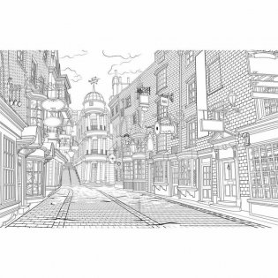 Harry Potter Magical Places and Characters Colouring Book фото книги 6