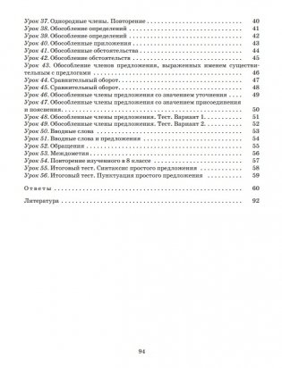 Русский язык. Тетрадь для повторения и закрепления. 8 класс фото книги 3
