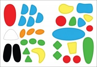 Наклей и раскрась! Цвета фото книги 4