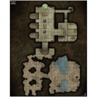 Pathfinder. Настольная ролевая игра. Вторая редакция. Игровое поле "Падение Чумного Камня" фото книги 2