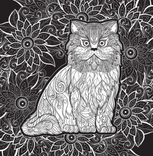 Свет и тень. Творческая раскраска с черно-белым фоном фото книги 10