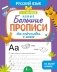 Новые большие прописи для подготовки к школе. Русский язык фото книги маленькое 2