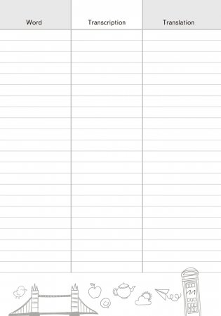 Английский язык. Тетрадь-словарик (оранжевая обложка). English Vocabulary фото книги 3