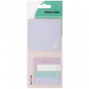 Флажки-закладки и самоклеящиеся блоки в наборе MESHU "Dew", 74х74 мм, 60х15 мм, 25л., европодвес. Арт. MS_87491 фото книги 3