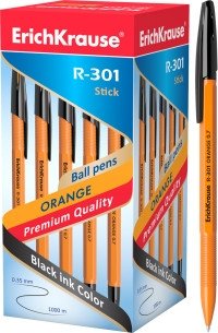 Ручка шариковая "R-301 Orange Stick", черная фото книги