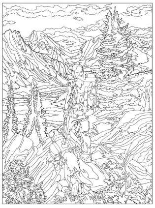 Creative Haven Endless Summer Color by Number фото книги 5