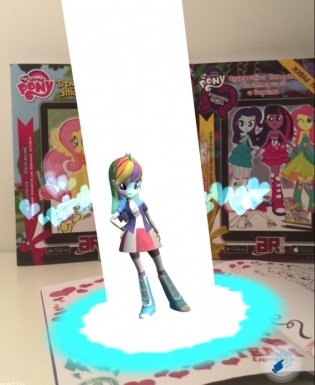 Живая раскраска MLP "Девочки из Эквестрии. Пинки Пай, Радуга Дэш и Эпплджек" фото книги 3