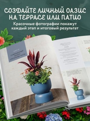 Магия контейнерного сада. Цветочный дизайн террас, веранд, балконов, патио и маленьких садов фото книги 5