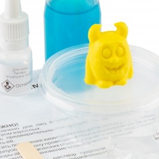 Набор "Химические опыты. Монстрики. Голубая слизь" фото книги 3