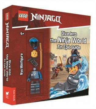 LEGO NINJAGO: Dive Into the Ninja World: An Epic Guide (with Nya Minifigure) фото книги