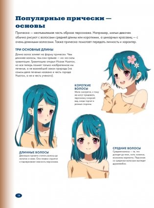 Рисуем женских персонажей аниме. Простые уроки по созданию уникальных героев фото книги 15
