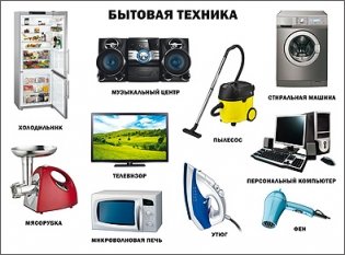 Плакат. Бытовая техника фото книги