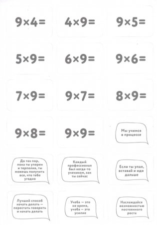 Тренируем интеллект. Таблица умножения за три дня фото книги 2
