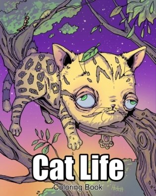 Cat Life Coloring Book фото книги