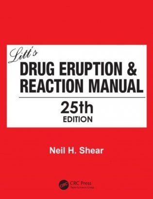 Litt's Drug Eruption & Reaction Manual 25E фото книги