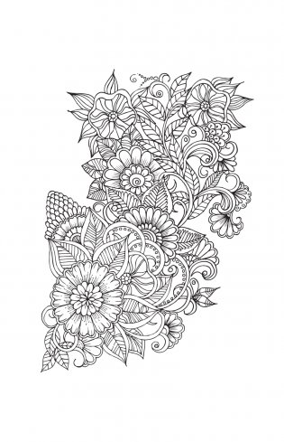 Цветочное настроение. Раскраски антистресс фото книги 9