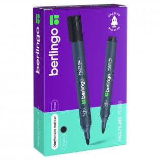 Маркер перманентный "MultiLine PE300", пулевидный, 3 мм, черный. Арт. BMc_16201 фото книги 3