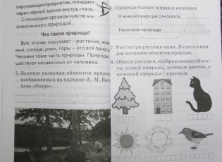 Зачетная тетрадь. Тематический контроль знаний учащихся. Окружающий мир. 1 класс. ФГОС фото книги 4