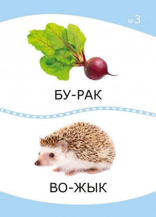 Разумнейка. Развіваючыя карткі. 4 - 7 гадоў. Словы, склады, літары фото книги 5