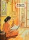 Тетрадь для иероглифов на пружине (Девушка и книга) фото книги маленькое 2