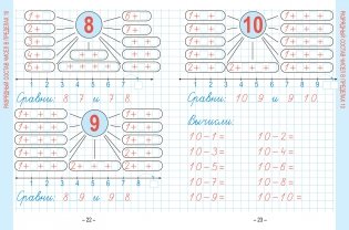 Математика. Развивающий тренажер. 1 класс фото книги 5