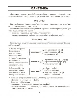 Беларуская мова ў табліцах і схемах. Для школьнікаў фото книги 3
