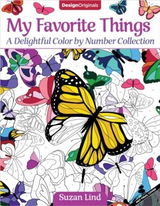 My Favorite Things: A Delightful Color-By-Number Collection фото книги