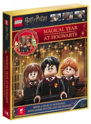 LEGO Harry Potter: Magical Year at Hogwarts (with 70 LEGO bricks, 3 minifigure фото книги