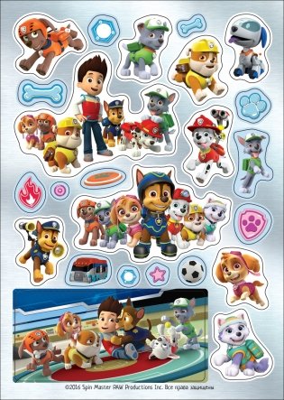 Щенячий патруль. Коллекция наклеек фото книги 2