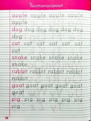 Чистописание. Английский алфавит фото книги 5