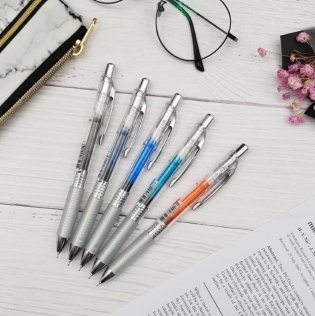 Ручка гелевая "EnerGel InFree", синий стержень, 0,5 мм фото книги 2