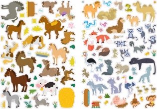 600 наклеек. Животные фото книги 3