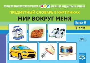 Предметный словарь в картинках. Мир вокруг меня. 3-7 лет. Выпуск 28. ФГОС фото книги