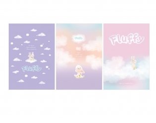 Тетрадь 48 л., А4, клетка BG "Fluffy", матовая ламинация. Арт. Т4ск48_лм 11198 фото книги