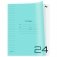 Тетрадь 24 л. линия BG "Однотонный. Неон", пластиковая обложка, неон голубой. Арт. Т5ск24_пл 08962 фото книги маленькое 2