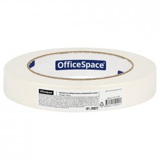Клейкая лента малярная OfficeSpace, 19мм*50м фото книги