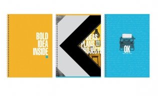 Тетрадь 120 л., А4, клетка, на гребне BG "Смелые идеи". Арт. Т4гр120 12476 фото книги