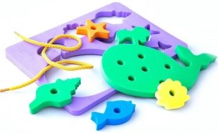 Набор "Формы на шнурочках. Синее море" фото книги